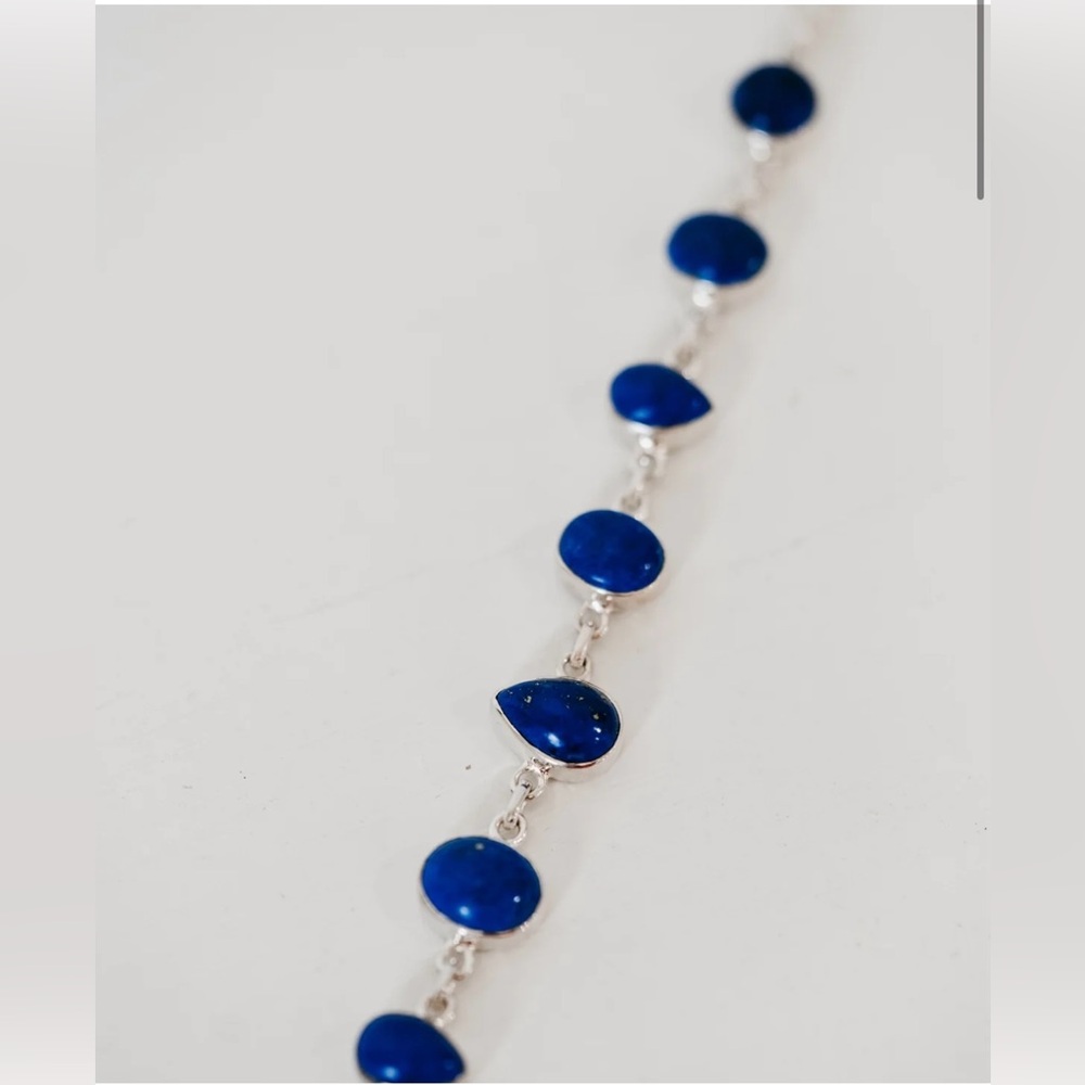 Goldie Lew Peta Bracelet Blue Lapis